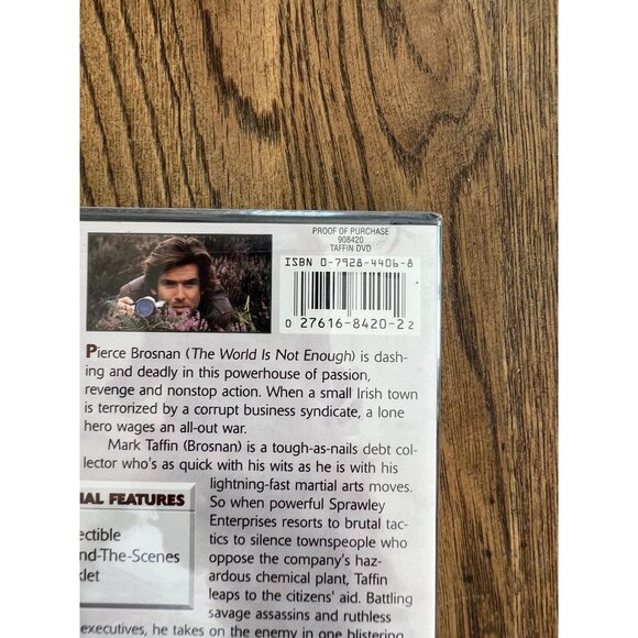 Pierce Brosnan "Taffin" Action Movie DVD MGM NEW Sealed - Picture 2 of 4